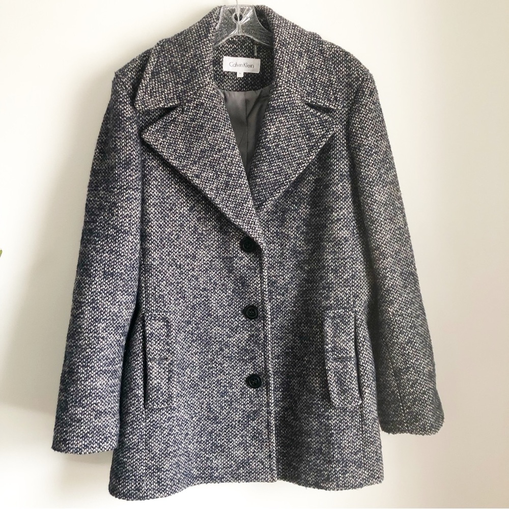 Calvin Klein Fully Lined Pea Coat